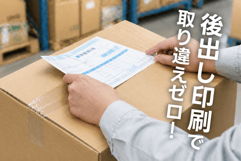 Smooth EC の現場作業：梱包・伝票貼付